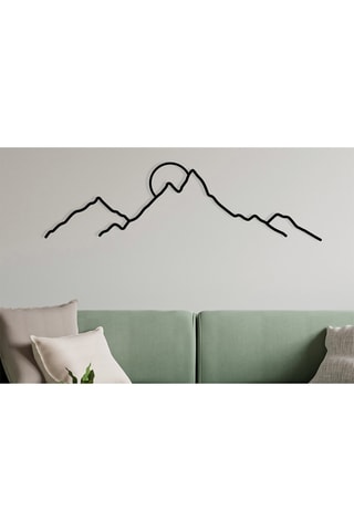 Décoration murale Ayers -  Noir - 100 x 29 cm