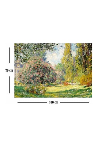 Tableau "Le Parc Monceau" Claude Monet - 70 x 100 cm