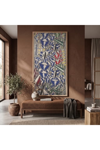 Tableau "La Sortie des Ballets Russes" Fernand Léger - 33 x 70 cm
