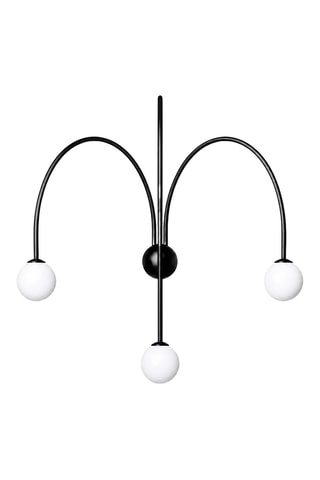 Aplique mural - Negro - 3 x 10 W