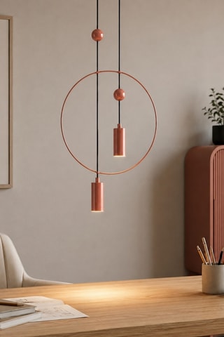 Lámpara de techo - Rosa - 2 x 10 W