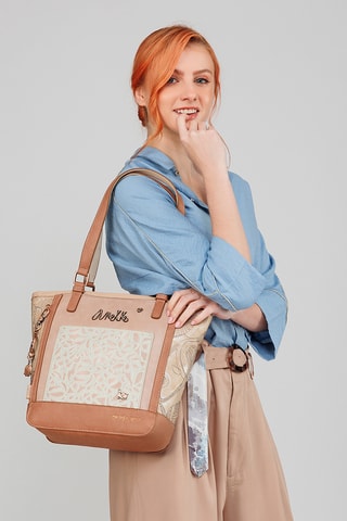 Sac porté épaule - Beige