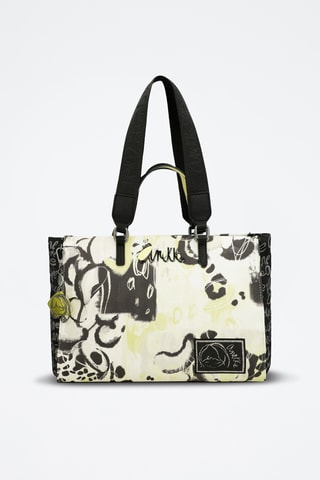 Sac porté épaule - Noir et blanc