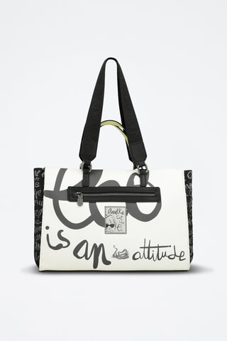 Sac porté épaule - Noir et blanc