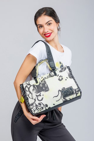 Sac porté épaule - Noir et blanc