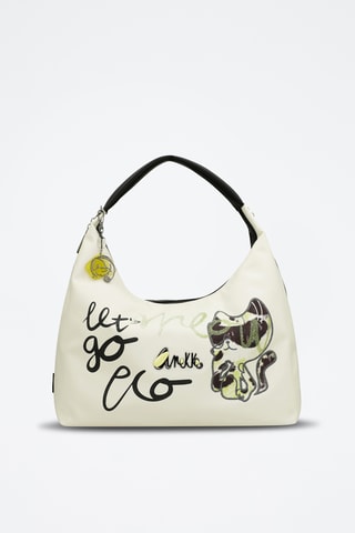 Sac porté épaule - Noir et blanc