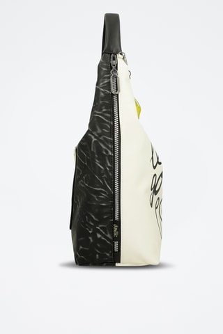 Sac porté épaule - Noir et blanc