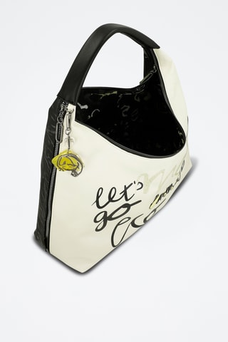Sac porté épaule - Noir et blanc