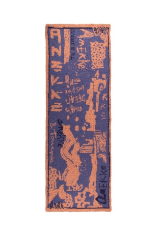 Écharpe - Orange et violet
