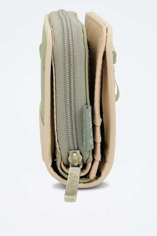 Porte-monnaie - Beige et vert