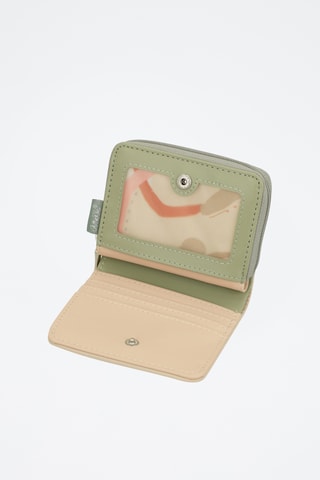 Porte-monnaie - Beige et vert