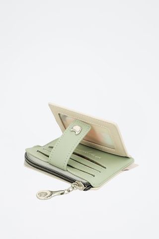 Porte-cartes - Beige et vert