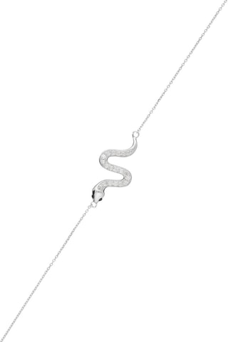 Bracciale Matadi - Oro bianco, diamanti e zaffiri