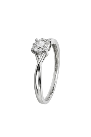 Anello Elisabeth - Oro bianco e diamanti