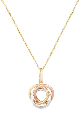 Ciondolo Croisade - Oro giallo, oro rosa e oro bianco