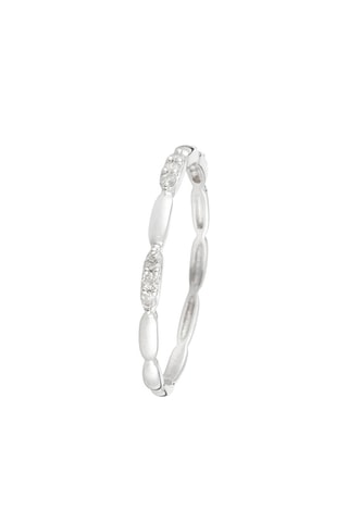 Anello - Oro bianco e diamanti