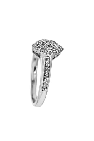 Anello - Oro bianco e diamanti