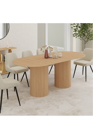 Table à manger extensible Albane - 160/200 x 90 x 75 cm