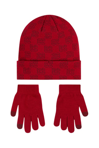 Bonnet et gants - Nike - Rouge
