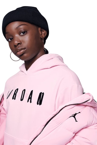 Sweat à capuche - Rose - Jordan - Noir et rose