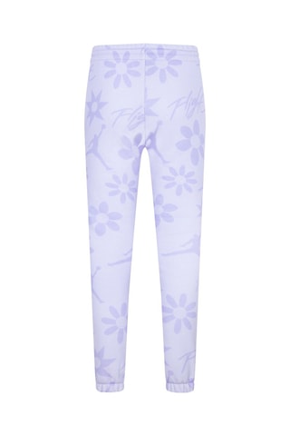 Pantalon JDG Floral Flight - Blanc et violet