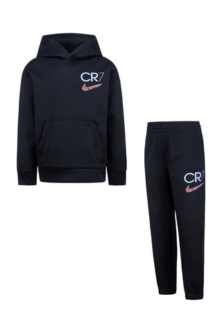 Sweat à capuche et pantalon - Noir, rouge et gris