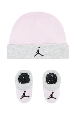 Bonnet et chaussons Basic - Jordan - Noir, rouge et rose