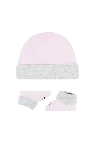 Bonnet et chaussons Basic - Jordan - Noir, rouge et rose