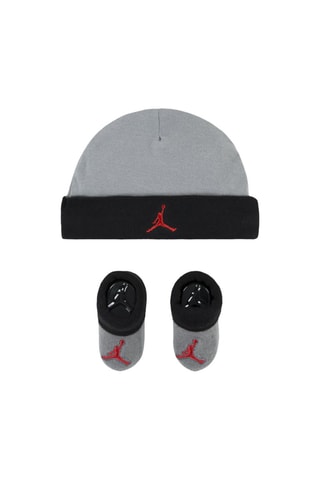 Bonnet et chaussons Basic - Jordan - Noir et gris