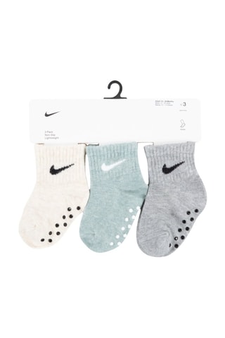 3 paires de chaussettes antidérapantes - Vert