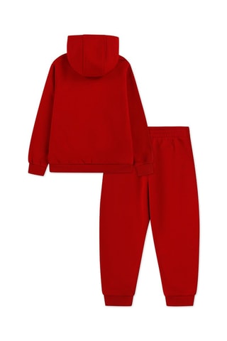 Sweat à capuche et pantalon polaires - Rouge