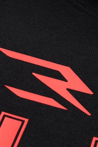 Sweat à capuche - Noir et rouge