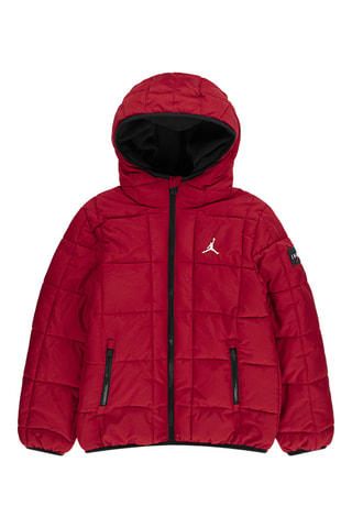 Doudoune à capuche - Rouge