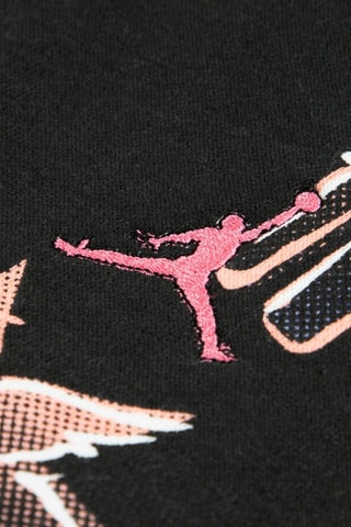 Sweat à capuche - Noir - Noir, rose et rouge