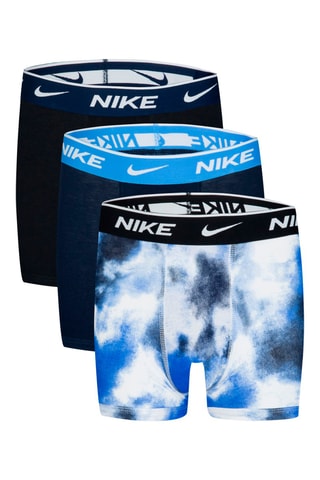 3 boxers - Nike - Blanc et bleu