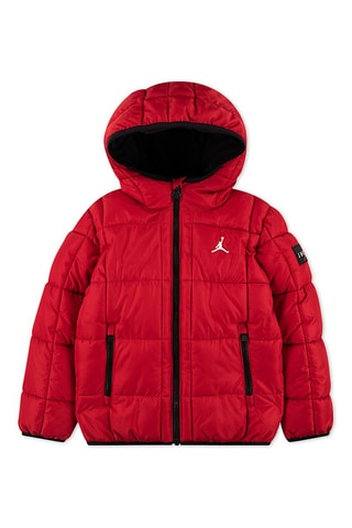 Doudoune à capuche - Rouge