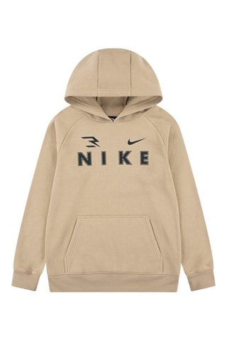 Sweat à capuche - Beige et noir