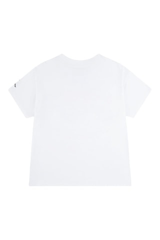 T-shirt - Blanc - Blanc et bleu