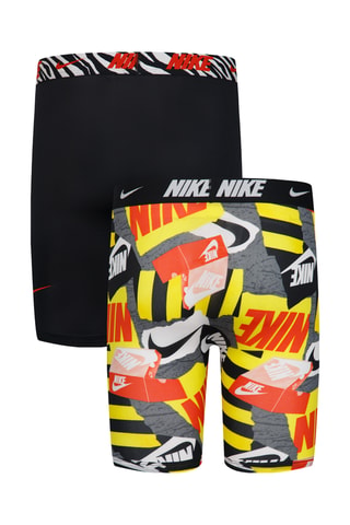 2 boxers - Nike - Blanc, jaune et noir