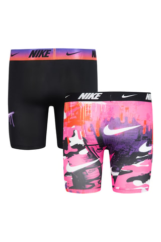 2 boxers - Nike - Blanc, noir et rose
