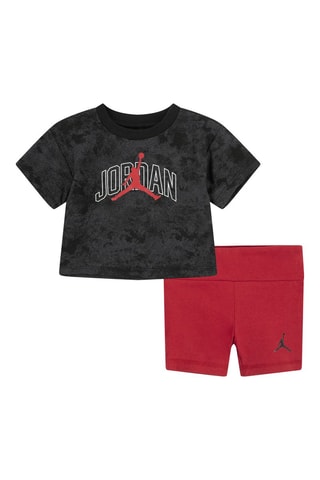 Tshirt et short - Noir et rouge