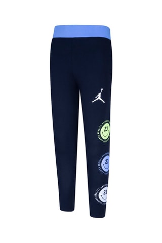 Legging Noir et bleu cobalt - Jordan - Blanc, bleu, jaune et noir
