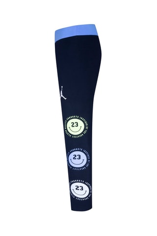Legging Noir et bleu cobalt - Jordan - Blanc, bleu, jaune et noir