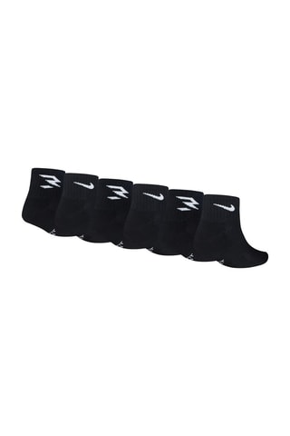 6 paires de chaussettes Noir - Nike - Noir
