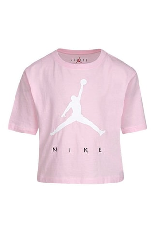 T-shirt Rose - Jordan - Blanc, noir et rose