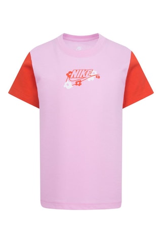 T-shirt - Blanc - Nike - Rose