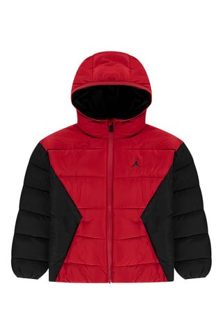 Doudoune à capuche - Rouge