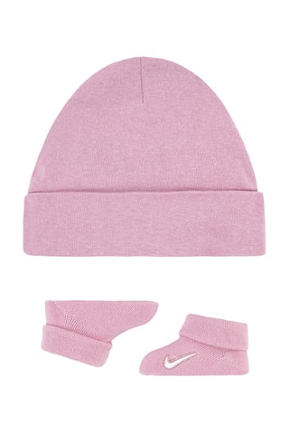 Bonnet et chaussons Simple Swoosh - Nike - Rose