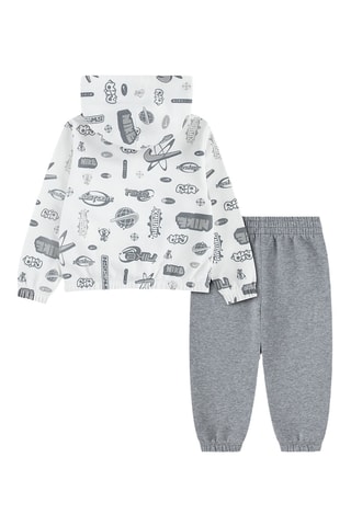 Sweat à capuche et pantalon polaires - Gris