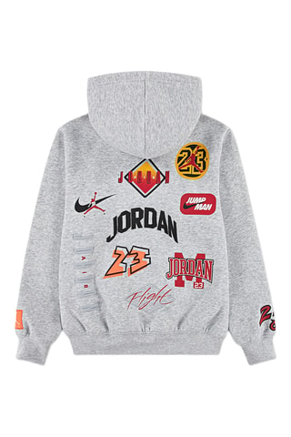 Sweat polaire à capuche - Gris